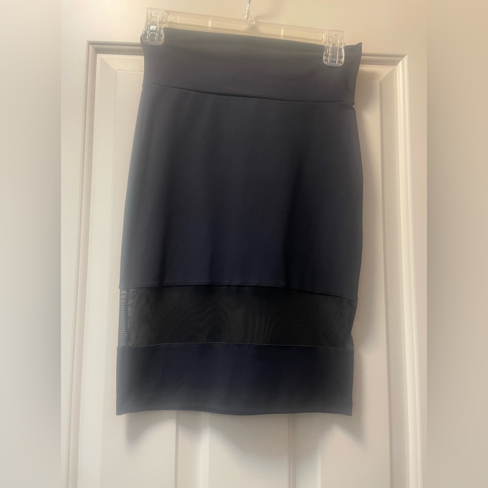 Black pencil skirt